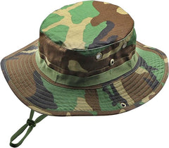 Military Tactical Wide Brim unisex Bucket Hats, UPF50+  Sun Hats for Fishing Hunting camping