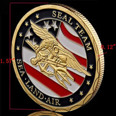 US NAVY SEAL Team Commemorative  Challenge coin